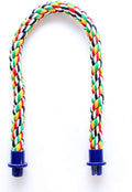 Transform Your Bird's Habitat with the Vibrant 21" Flexible Rope Perch – Perfect for Small and Medium Birds!