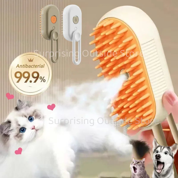 Pet Pamper Steam Brush